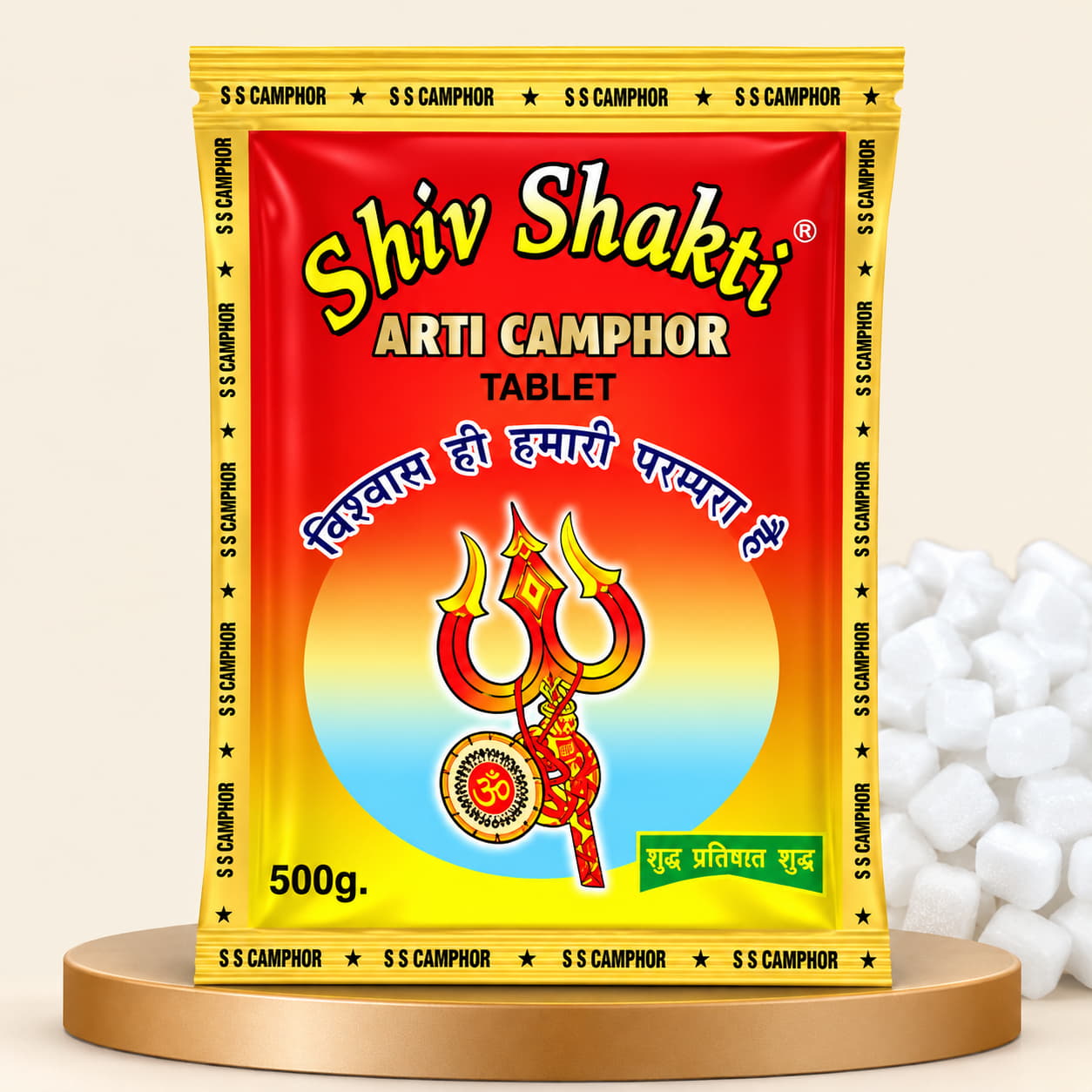 Aarti Camphor Tablet 500g Value Pack