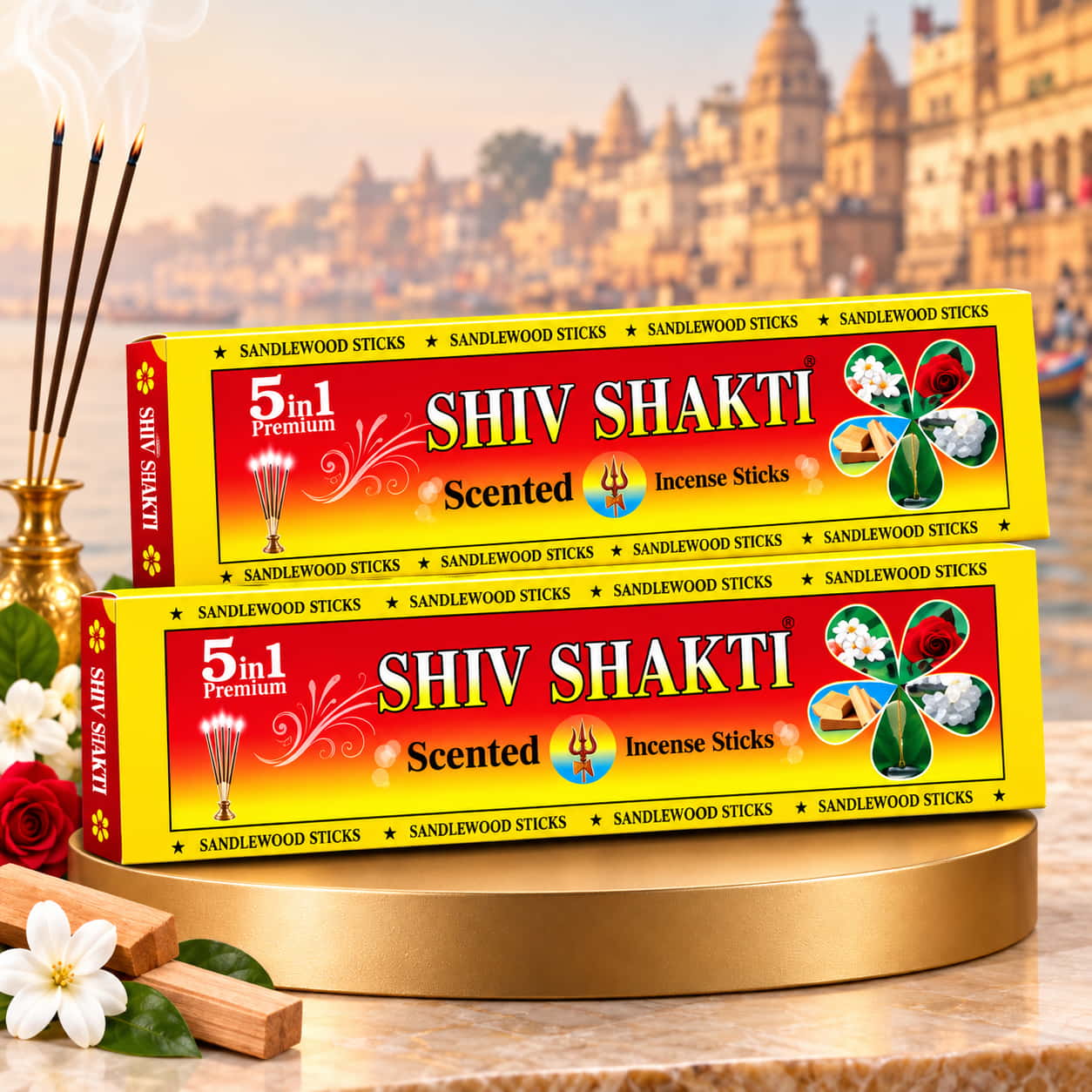 5-in-1 Incense Sticks Pack